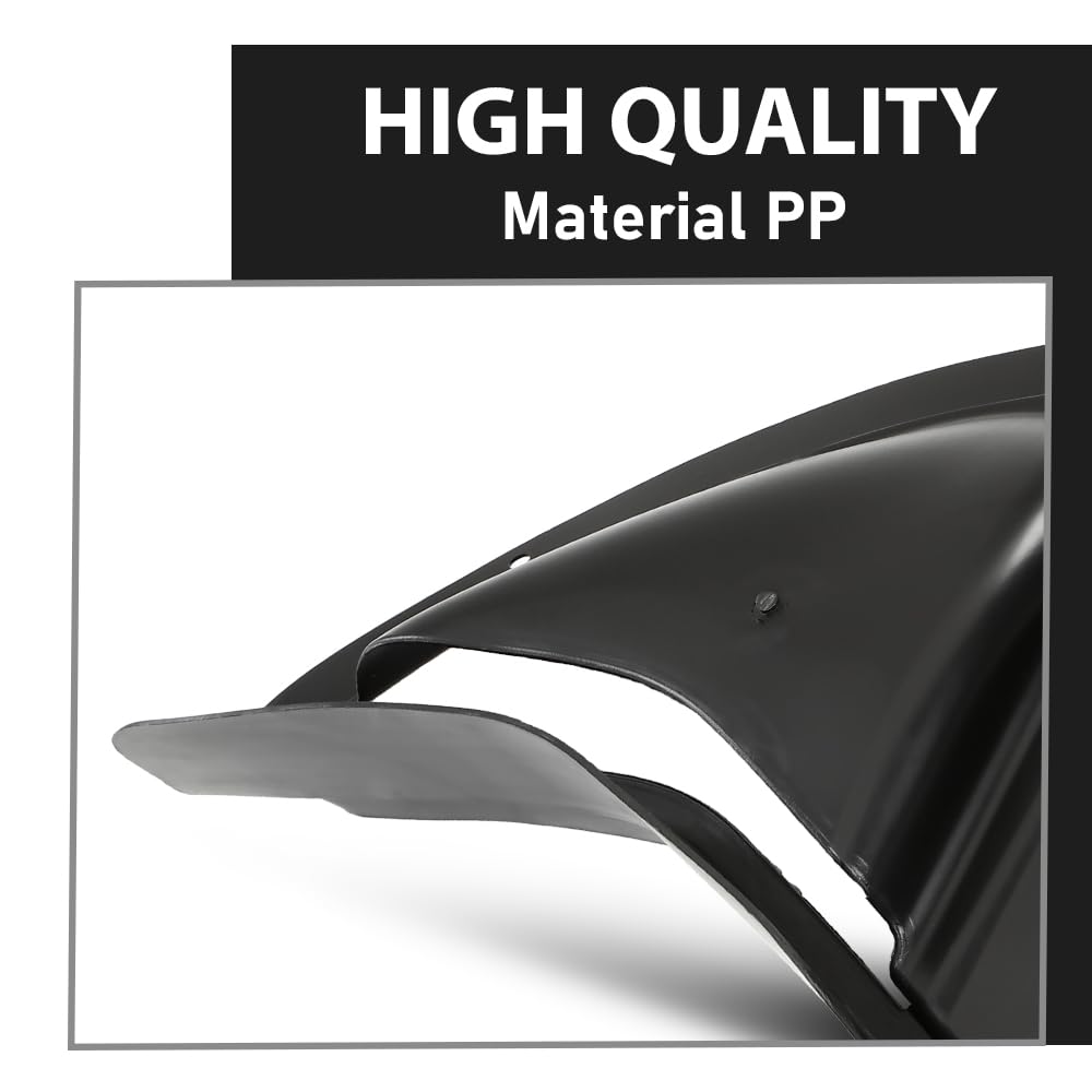 G-PLUS Front Right Fender Liner Inner Assembly, Compatible with BMW 740i 740Li 750i 750Li 2007-2012, Passenger Side, 51757185006