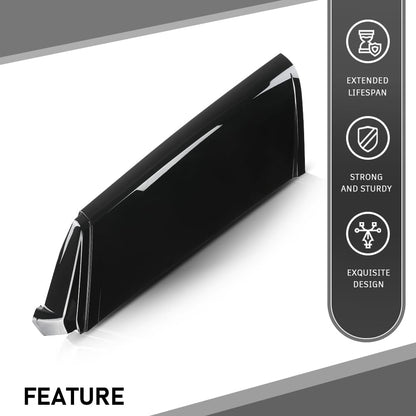 G-PLUS Rear Outside D Pillar Finish Molding Trim Left Side Compatible with Range Rover L405 2013-2021 Glossy Black