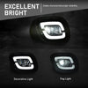 G-PLUS LED Fog Lights Compatible with Freightliner Cascadia 2008-2017 (For Models Without Daytime Running Lights) LH & RH LED Fog Lamps White Light Clear Lens Chrome Housing