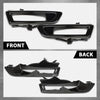 G-PLUS Front Bumper Fog Light Lamp Bezel Left +Right Compatible with Land Rover Discovery Sport 2015-2018