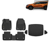 G-PLUS TPE Floor Mats Fit Honda CR-V Fuel Vehicle 2017-2022 6 PCS Black