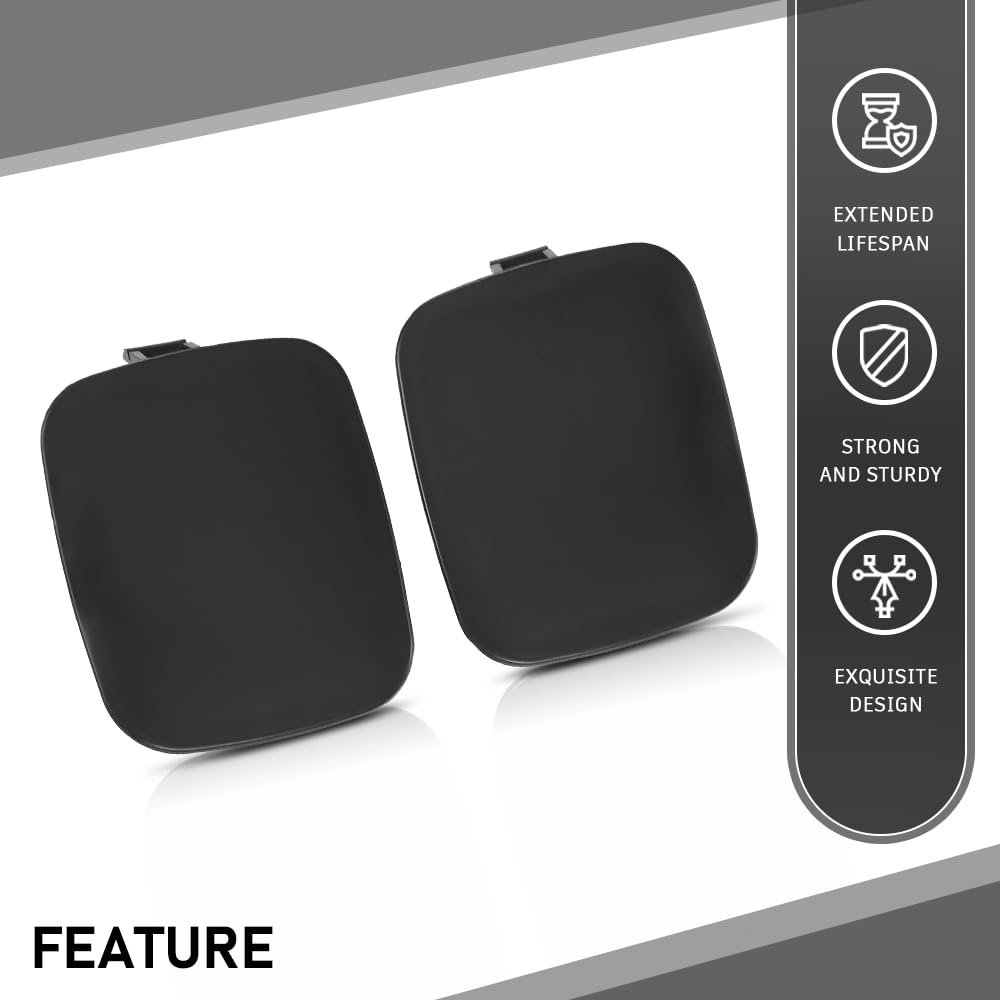 G-PLUS Front Bumper Tow Hook Eye Cover Pair LH & RH Compatible with Lexus RX400h 2006-2008 52128-48901