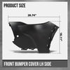 G-PLUS Front LH Side Bumper Cover Compatible with Toyota Corolla Cross 2022 2023 2024 2025 Fit XLE Models with Park Assist Only Black