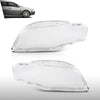 G-PLUS Headlight Lens Cover Compatible with Audi A4 B7 S4 2005-2008 Left & Right Pair Front Headlamp Lens Cover Clear