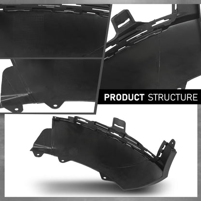 G-PLUS Front Right Bumper Lower Molding Trim Cover, Compatible with Benz X253 GLC 2016-2019, Passenger Side, A2538858000,2538858000