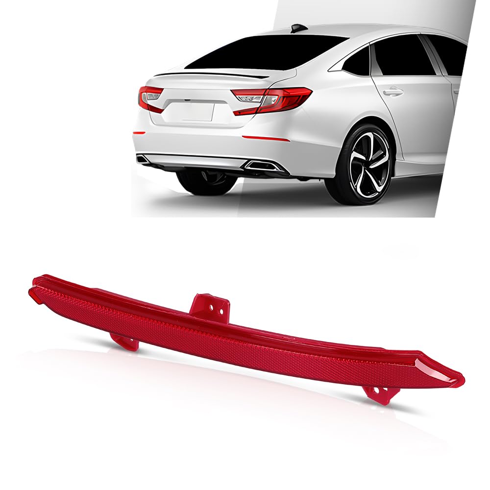 G-PLUS Rear Bumper Reflector Light Tail Lamp Case Right Compatible with Honda Accord 2018-2022