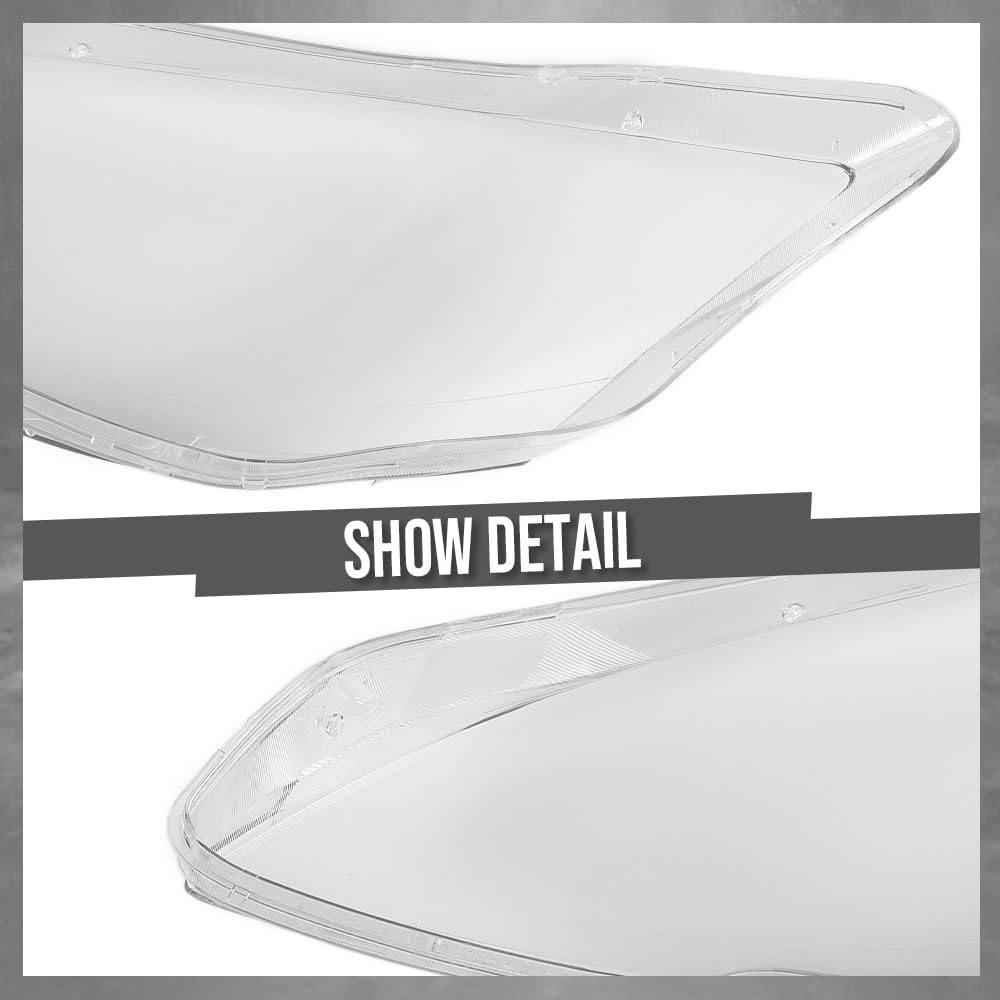G-PLUS Headlight Lens Cover Compatible with Benz S-Class W221 2010-2013 Right Side Front Headlamp Lens Cover Clear