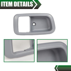 G-PLUS Door Handle Trim Set for Toyota Tundra 2000-2006 2PCS Light Gray Additional Angle