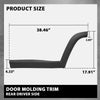 G-PLUS Door Molding and Beltlines Rear Driver Side Compatible with Jeep Compass 2017-2024 5UP27RXFAB