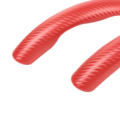 G-PLUS Universal 15" Steering Wheel Cover Compatible with Most Car, trucks, SUV, sedans Car Anti-skid Steering Wheel Cover Steering Wheel Grip Protector 2 PCS (Red)