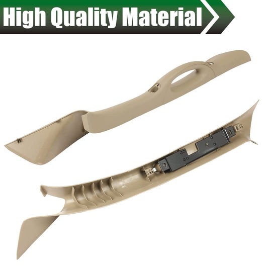 G-PLUS Front A Pillar Trim Handle Compatible with 2004-2008 F150, RH Passenger Side Inside Grab Handle 4L3Z1503598AAC (Beige)