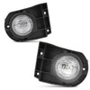 G-PLIS Pair Front Bumper Fog Light with Bracket Left Right Compatible with Toyota Corolla Cross XLE & XLE Hybrid 2022-2024 81482-0A110, 81210 12240, 116-10303R, 116-10304L, TO1038252, TO2592142 Black
