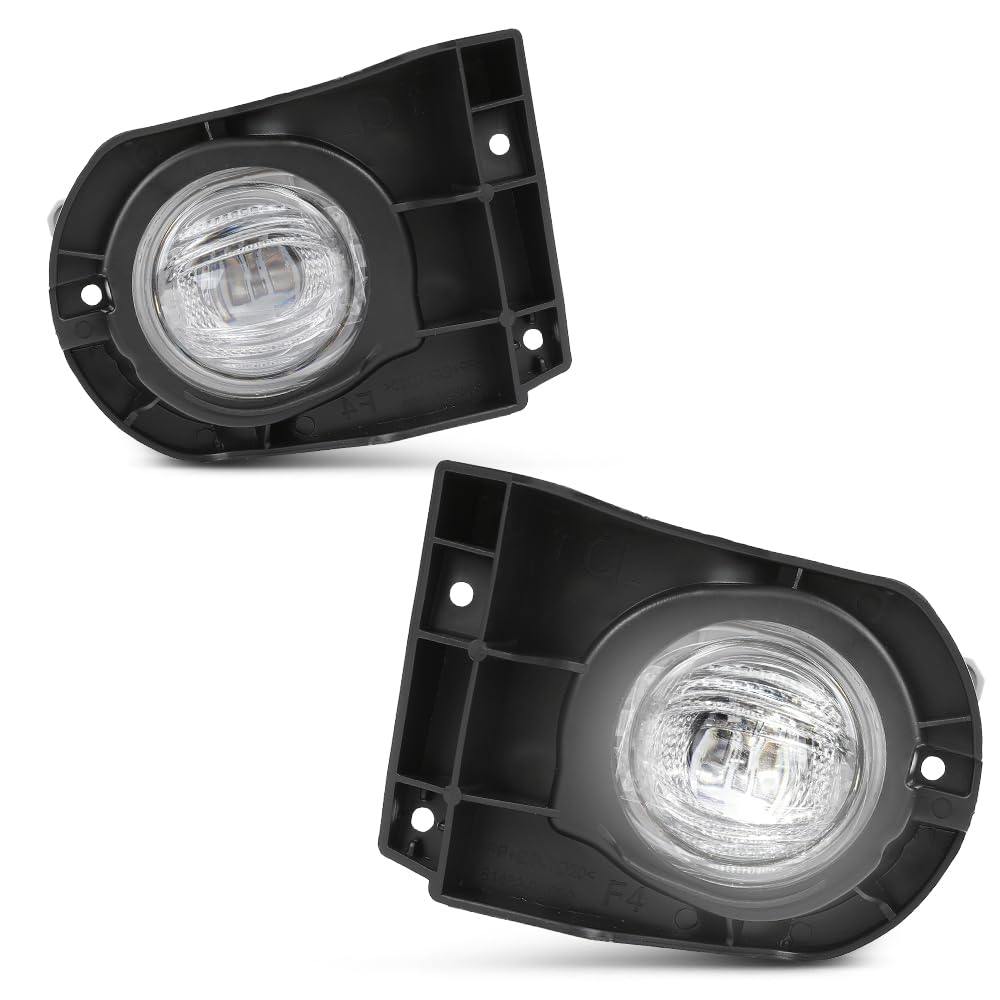 G-PLIS Pair Front Bumper Fog Light with Bracket Left Right Compatible with Toyota Corolla Cross XLE & XLE Hybrid 2022-2024 81482-0A110, 81210 12240, 116-10303R, 116-10304L, TO1038252, TO2592142 Black