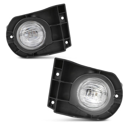 G-PLIS Front Bumper Fog Light with Bracket Left and Right Side Pair Compatible with Toyota Corolla Cross XLE & XLE Hybrid 2022-2024 81210 12240, 116-10303R, TO1038252, TO2592142, TO1039252 Black