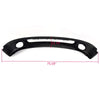G-PLUS Front Bumper Shell Face Bar Primered Black Steel w/Round Fog Light Holes Compatible with Dodge Ram 1500 2002-2008 / Fit Ram 2500 3500 2003-2009 Primered Black Steel