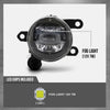 G-PLUS Left LH Driver LED Fog Light Compatible with Volvo XC40 2018-2020 Fit Polestar 2 2021-2023 31689174 Black