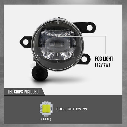 G-PLUS Left LH Driver LED Fog Light Compatible with Volvo XC40 2018-2020 Fit Polestar 2 2021-2023 31689174 Black
