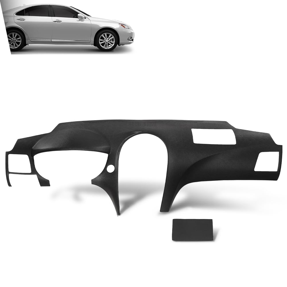 G-PLUS TPE Dash Cover Dashboard Compatible with LX ES350 2007 2008 2009 2010 2011 2012 Dash Cover PanelBlack