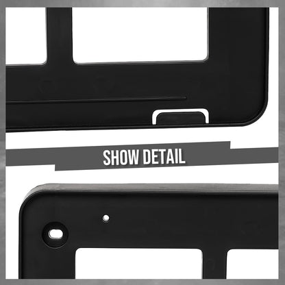 G-PLUS Front License Plate Brackets Compatible with Toyota Tacoma 2016-2023 7510104011, TO1068134 Black