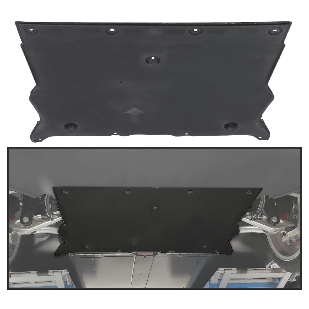G-PLUS Black Front Under Engine Cover Splash Guard Fit Tesla Model 3 2017 2018 2019 2020 2021 2022 2023 1104312-00-B