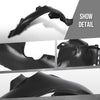 G-PLUS Front Inner Fender Liner LH+RH Fit Buick Encore Sport Touring 2016, Fit Buick Encore (submodel: Base, Convenience, Leather, Premium) 2013-2016 42454596, 95422561 Black