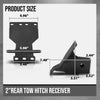 G-PLUS Rear Tow Hitch Receiver 2" Compatible with Yamaha YXZ 1000R 2016 2017 2018 2019 2020 2021 2022 2023 2024 Black