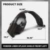 G-PLUS Fender Liner Splash Shield Front Left Compatible with Jaguar XF XFR XFR 2012-2015 C2Z22404, C2Z14258
