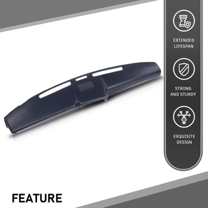 G-PLUS Dark Blue Dash Cover Compatible with Ford F100 F150 F250 F350 Bronco 1980-1986 Dashboard Cover
