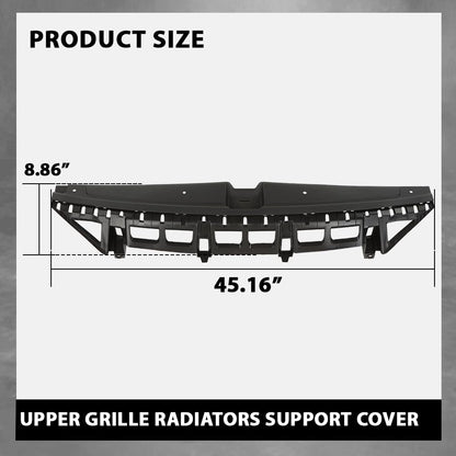G-PLUS Upper Radiator Support Sight Shield Panel Cover Compatible with Hyundai Accent 2018-2022 Black