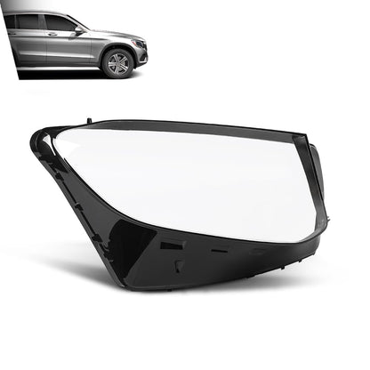 G-PLUS Headlight Lens Cover Compatible with Benz GLC Class W253 2016 2017 2018 2019 2539061601 Right Side Front Headlamp Lens Cover Clear