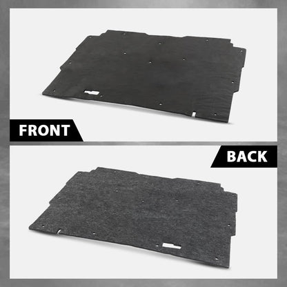 G-PLUS Hood Insulation Pad 1/2" with Clips Compatible with Chevy S10 1982-1993,Fit Chevy S10 Blazer 1983-1993 Black