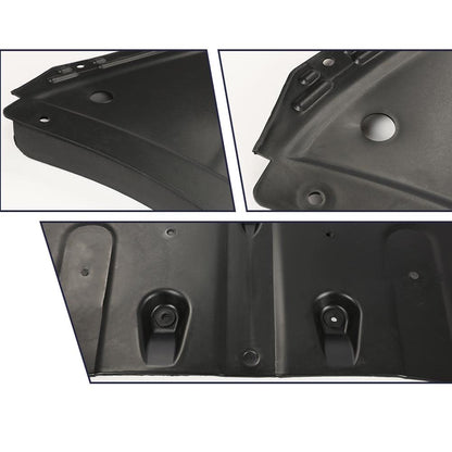 G-PLUS Front Center Undercar Shield Compatible with Sonata 2015-2017 Front Engine Splash Shield HY1228185 29110C2300 29110C2400 Black