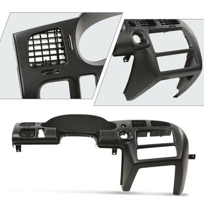 G-PLUS Dash Bezel Radio Surround Cluster Trim Compatible with Chevy Monte Carlo 2000-2005 Black