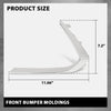 G-PLUS Front Bumper Moldings Right + Left 2pcs Compatible with Sonata 2020-2022 86595L0160