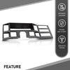 G-PLUS Dash Bezel Radio Surround Trim Compatible with 1984-1996 Jeep Cherokee XJ with Hole Silver