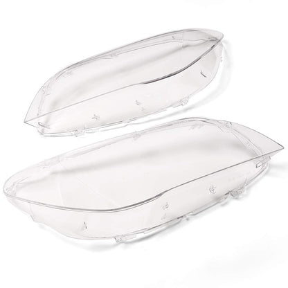 G-PLUS Clear Lens Headlight Headlamp Lense Cover, Compatible With BMW F01 F02 7 Series 740i 740Li 750i 750Li 760i 760Li 2009-2015, Replacement Left Right Side 1 Pair