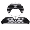 G-PLUS Front Center Bumper Grille with Radar Holes (Black) Compatible with Toyota RAV4 2019 2020 2021 2022 TO1200439, 531120R130