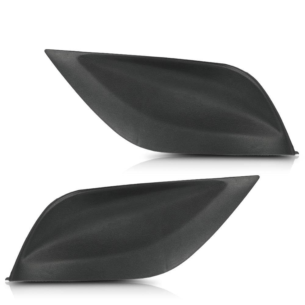 G-PLUS Front Bumper Fog Lamp Bezel Covers LH&RH Compatible with Nissan Versa 4-Door Sedan 2015-2019 NI1039133 NI1038133 622566W80A 622576W80B