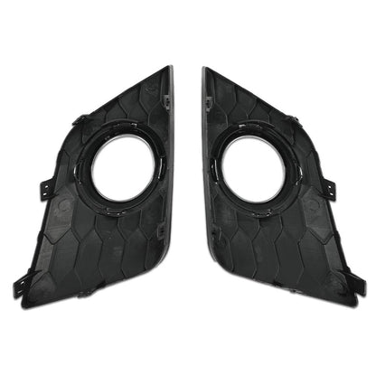 G-PLUS Front Bumper Fog Light Lamp Frame Covers w/Hole Compatible with Nissan Sentra 2016-2019 622564AF0B 622574AF0B NI1039142 NI1038142 LH&RH