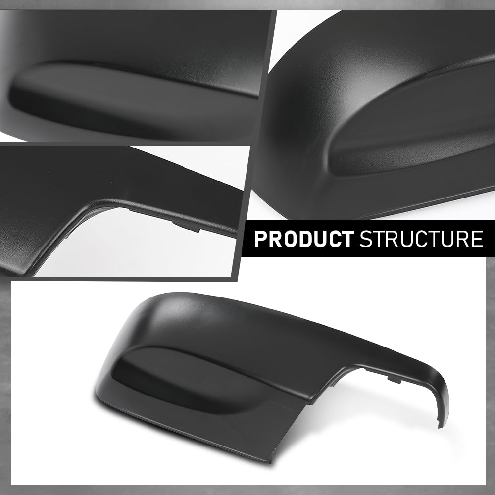 G-PLUS Pair Mirror Lower Cover Compatible with Subaru Crosstrek Legacy Outback 2013-2014, Fit Subaru Impreza 2012-2014, Fit Forester 2014-2018 91054AJ220, LH & RH