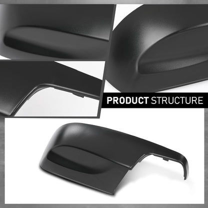 G-PLUS Pair Mirror Lower Cover Compatible with Subaru Crosstrek Legacy Outback 2013-2014, Fit Subaru Impreza 2012-2014, Fit Forester 2014-2018 91054AJ220, LH & RH