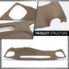 G-PLUS TPE Dashboard Dash Cover Compatible with Chevy S10 Blazer GMC S15 Jimmy Pickup 1999 2000 2001 2002 Dash Board Cover Beige