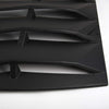Rear Window Vent Louver Replacement for Dodge Charger 2011-2020 Windshield Sun Shade Cover Unpainted Black ABS 2012 2013 2014 2015 2016 2017 2018 2019