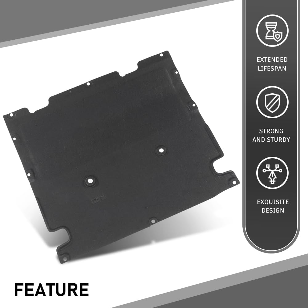 G-PLUS Engine Splash Shield Front Rearward Compatible with Audi Q5 Q5 PHEV SQ5 2.0L 3.0L 2018-2023 80B863821A