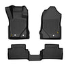 G-PLUS TPE Floor Mats Fit Ford Bronco 2-Door 2021-2026 Not Fit Bronco Sport or Bronco 4-Door Model 1st & 2nd Row Truck Accessories Cargo Liners All Weather Protection 3PCS Black Alfombras para Carro