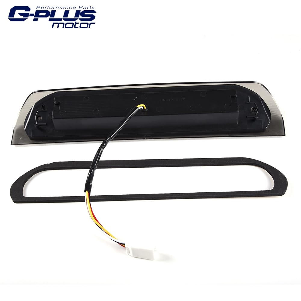 G-PLUS LED Third Brake Light Cargo Lamp Smoke Rear Fit Dodge Ram 1500 2002-2008 /Fits Dodge Ram 2500 3500 2003-2009 5072594AB, 5072594AD, 5072594AC 531080, 531081, 531001, 531007 Tersera Luz De Freno