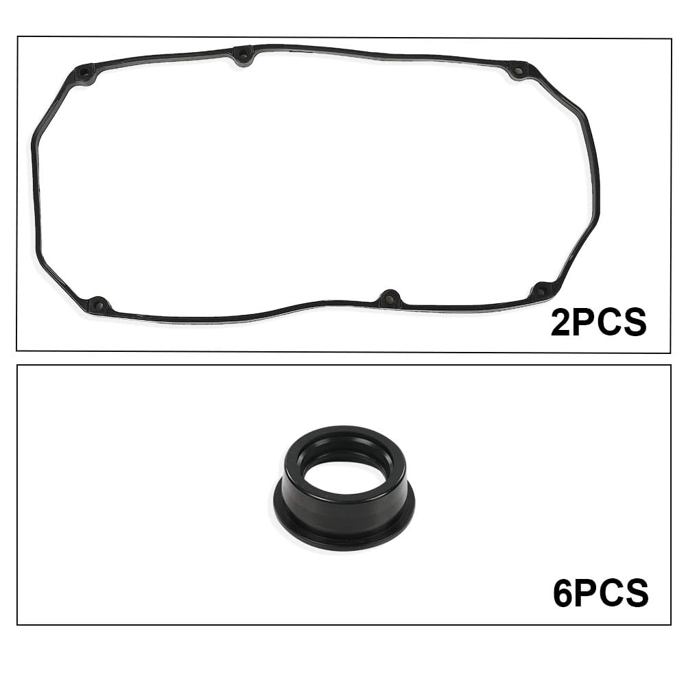 G-PLUS Valve Cover Gasket Compatible with Chrysler Cirrus&Dodge Avenger Stratus 1995-2000/Fit Chrysler Sebrin Coupe&Dodge Stratus Coupe 2001-2005/Fit for Mitsubishi Montero 1995-2006
