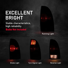 G-PLUS Rear Tail Light for Toyota Tacoma 2005-2015 Passenger Side Additional Angle