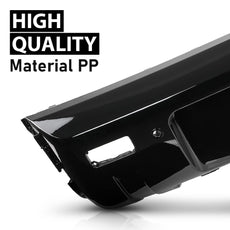 G-PLUS Rear Bumper Protector Cover for Defender 90 110 130 2020-2024 Black Close-up View