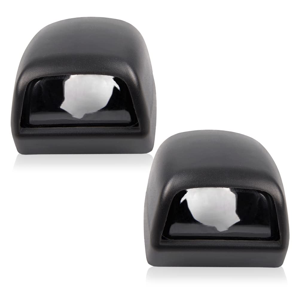 G-PLUS Rear License Plate Light Lens Pair Set Compatible with Cadillac Escalade 02-06 /Fit Chevy Avalanche 02-13/ Fit Chevy Silverado 01-14 /Fit Chevy Suburban Tahoe 00-06 /Fit GMC Sierra 01-13